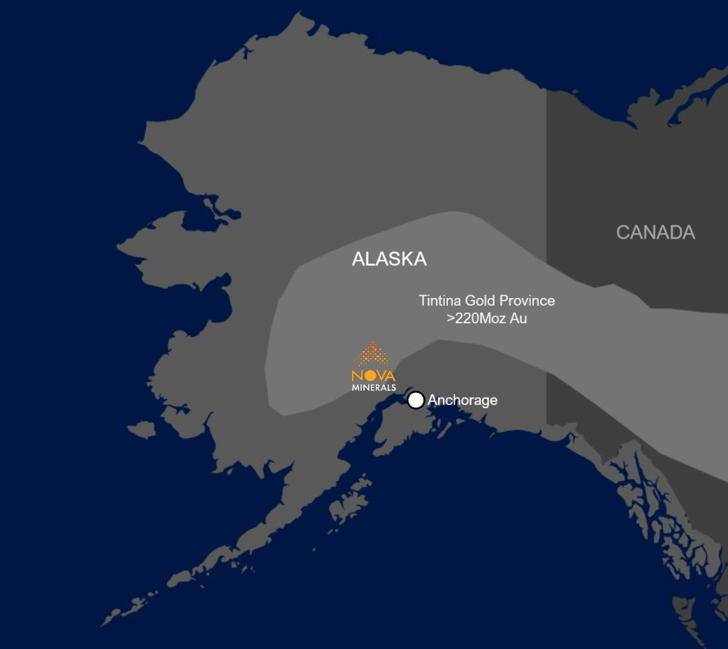 Map of Alaska USA